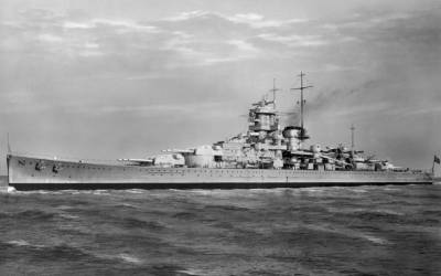 Schlachtschiff Scharnhorst im 2. Weltkrieg